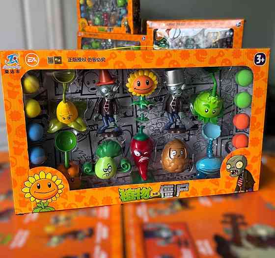 Фигурки детские Растения против Зомби с перчиком | Набор фигурок Plants vs Zombies в подарочной коробке. ( 23894 ) Харьков