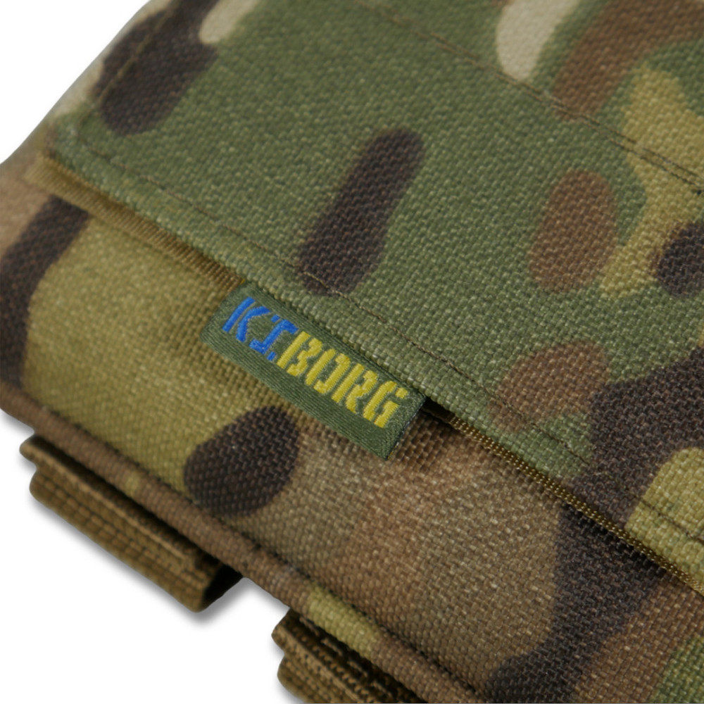 Тактический подсумок для сброса магазинов KIBORG GU Mag Reset Pouch Multicam. Сумка сброса магазинов мультикам Киев - изображение 9