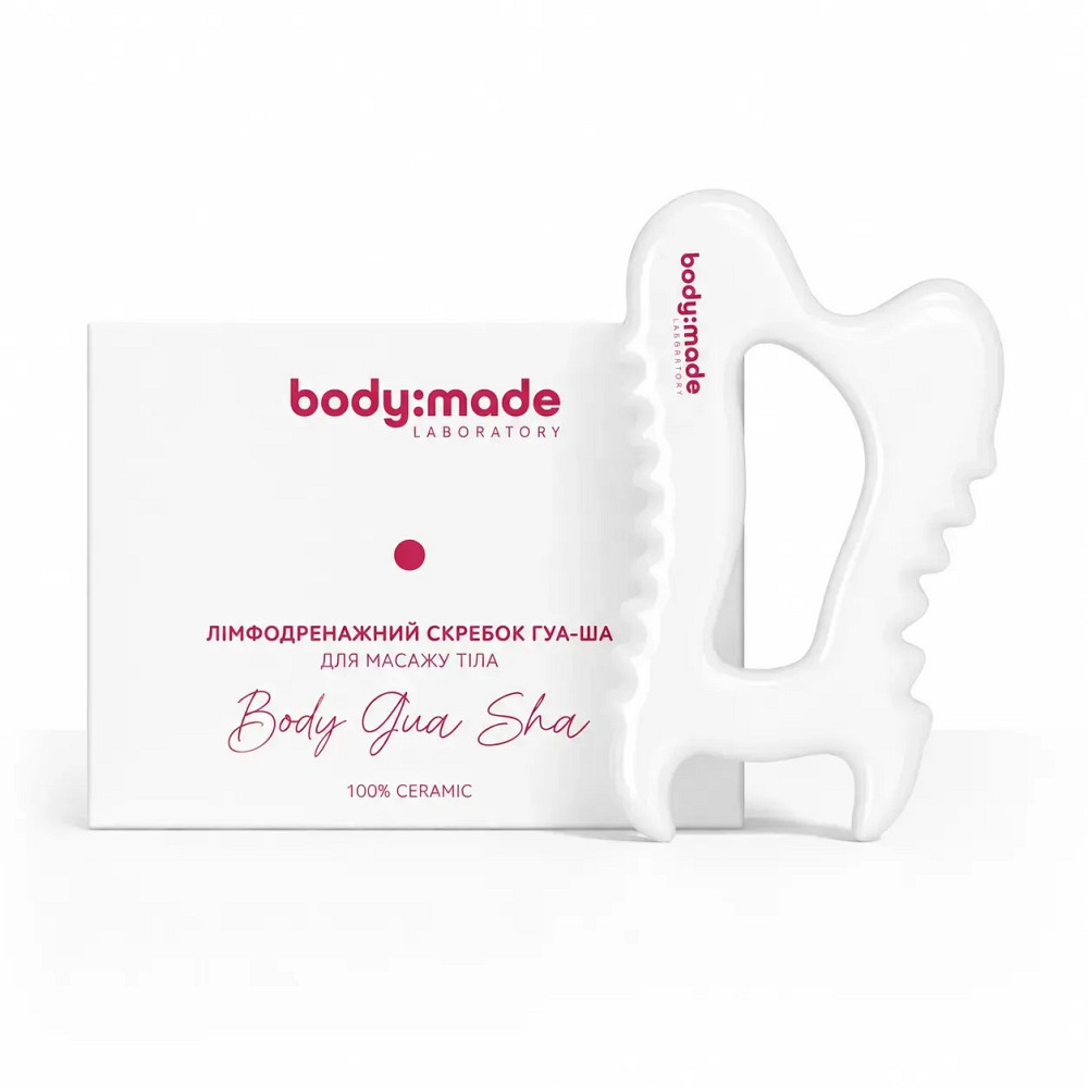Лимфодренажный скребок гуаша для массажа тела BodyMade Киев - изображение 1