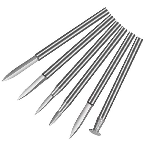 Набор фрез по дереву 6шт, хвостовик 3мм, для гравера, сталь в кейсе Винница - изображение 4