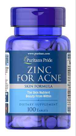 Zinc for Acne, 100 таблеток Луцьк