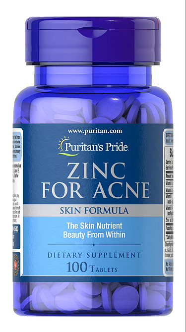 Zinc for Acne, 100 таблеток Луцьк - фото 1