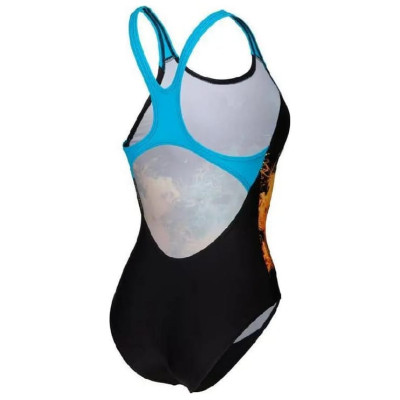 Купальник Arena Vibrant Swimsuit Swim Pro Back 008936-580 Чорний 38 (3468337504832) Вінниця - фото 8