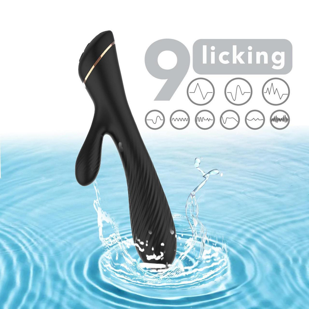 Вибратор Hare Black, 9 vibration functions Sex Aura Киев - изображение 3