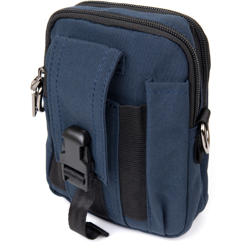 Сумка на пояс нейлон Синя (Vintage) Київ - фото 5