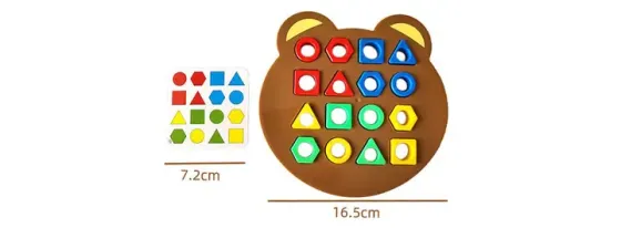 Настольная развивающая игра на соответствие формы и цвета Коломыя