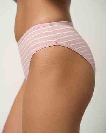 Набор женских трусиков неделек в рубчик -7 шт Nicoletta 713172 L Киев