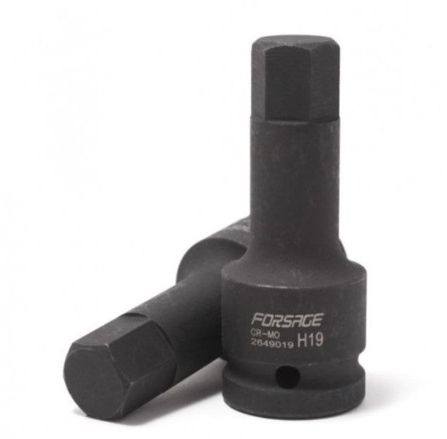Головка 3/4" з насадкою Hex 27мм ударна Forsage F-2649027 Одеса - фото 1