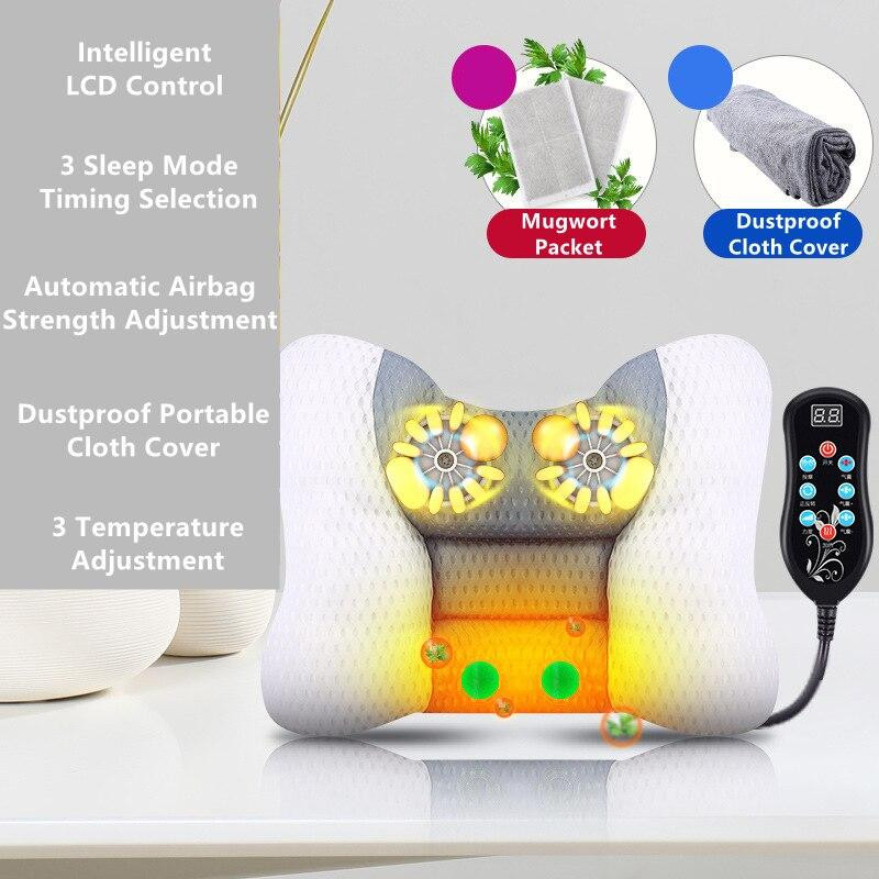Массажер для шеи А-3 Массажная подушка (Серая) Винница - изображение 9