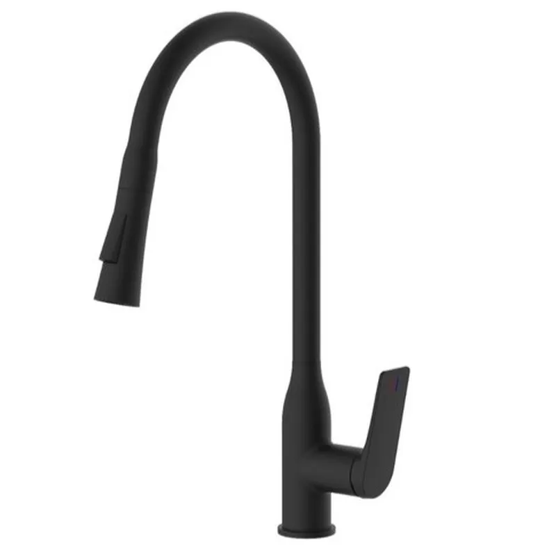 Кухонний змішувач Mixxus Premium DERBY 014 NUT Чорний MI6605 Харків - фото 1