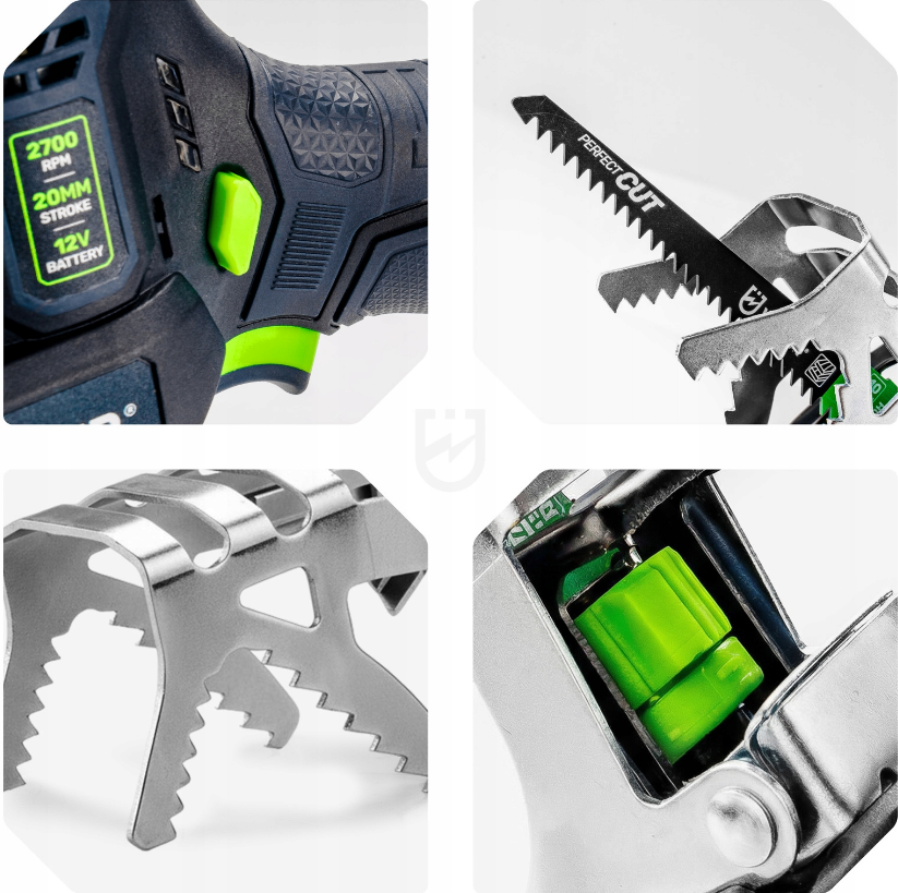 Аккумуляторная сабельная пила 12В 2Ач Wuber (Польша) Киев - изображение 4