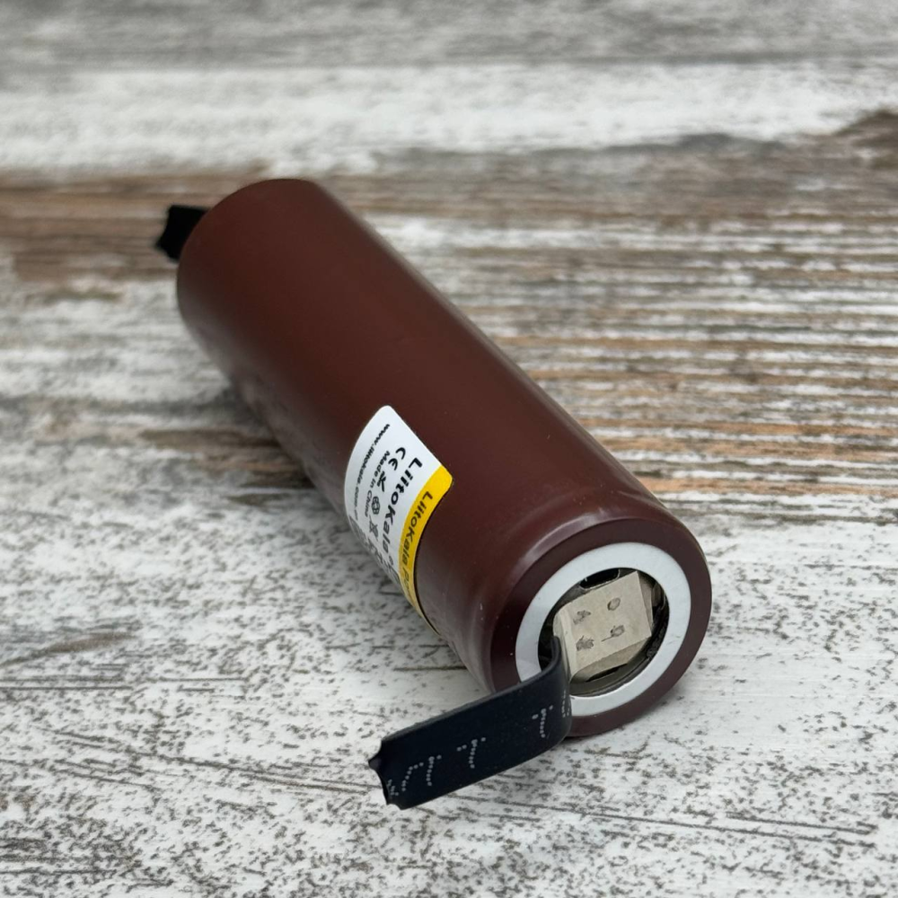 Аккумулятор Liitokala 18650 Li-ion 3.6В 3000мАч 20А с клеммами для вейпа, электроинструмента и транспорта Киев - изображение 3