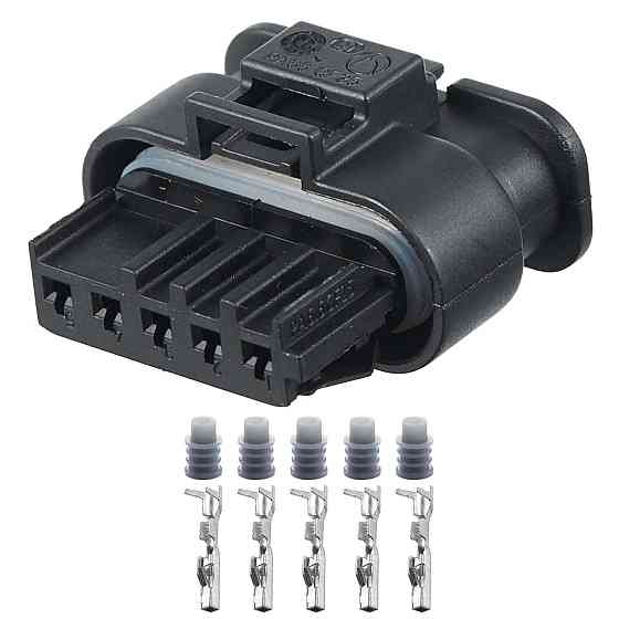 Разъем коннектор 5-кон., 872-860-541, Hirschmann Германия универс., Моторный отсек, BMW 40929 Киев