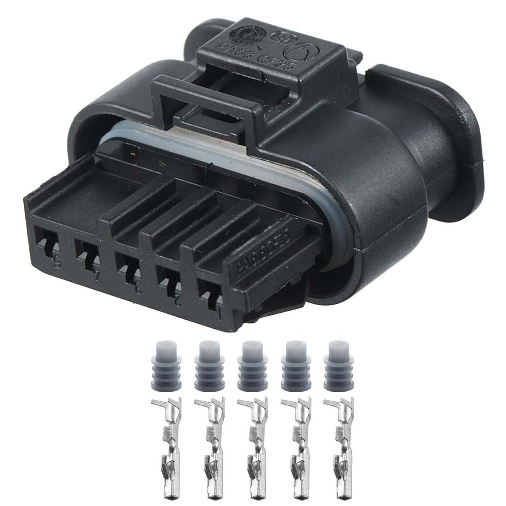 Разъем коннектор 5-кон., 872-860-541, Hirschmann Германия универс., Моторный отсек, BMW 40929 Киев - изображение 1