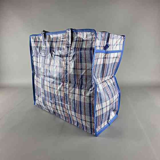 Сумка поліпропіленова, господарська, клітчаста No-1 (36*38*18) (1 шт.) Харків