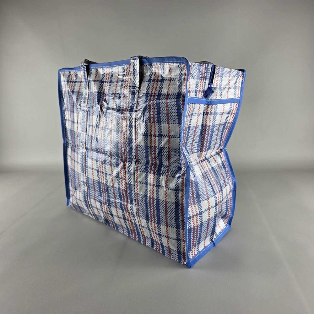 Сумка поліпропіленова, господарська, клітчаста No-1 (36*38*18) (1 шт.) Харків - фото 2