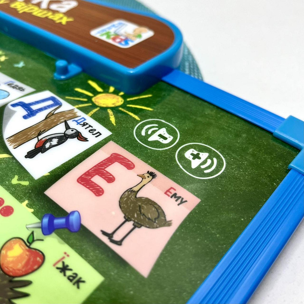 Дошка інтерактивна Limo Toy алфавіт пісні казки вірші Синій (SK 0024) Чернигов - изображение 6