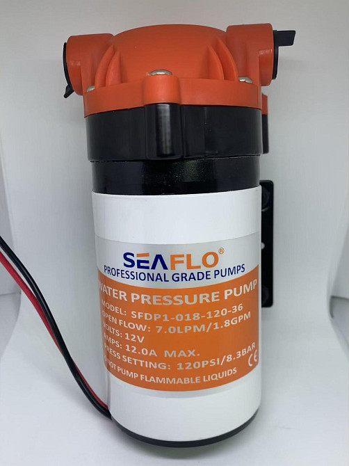 Автоматична Диафрагмовая Помпа Seaflo 7 Л/Хв 12В 3/8 Труба Київ - фото 2