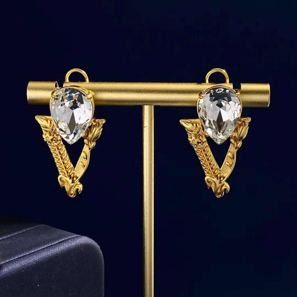 Брендові сережки Версаче/Versace, позолота Одеса - фото 1