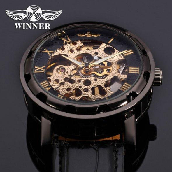 Жіночий механічний годинник Winner Chocolate 2 Вінниця - фото 9