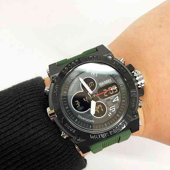 Оригінальні спортивні годинники SKMEI 2065BKWT, Годинники наручні електронні тактичні CT-26 Івано-Франківськ