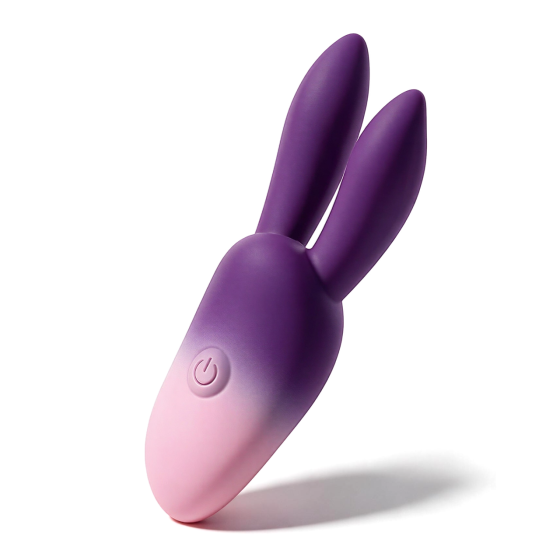 Компактный вибратор LUNE Rabbit с ушками кролика, 10 режимов, 10 × 2,5 см Sex Aura Киев