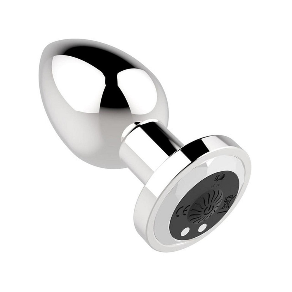 Анальна пробка - Rechargeable Butt Plug Vibrator Silver Sex Aura Київ - фото 4