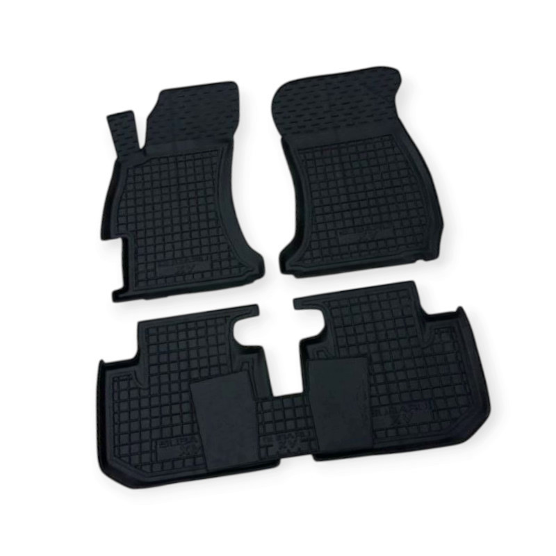 Коврики Субару xv 2011-2016 борт 2,5см, с перемычкой салона Мукачево - изображение 1