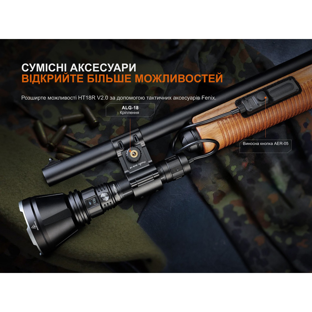 Далекобійний ліхтар Fenix HT18R v.2.0 Київ - фото 15