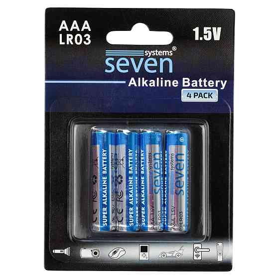 Батарейки SEVEN LR03 AАA 1.5V 4 шт Київ