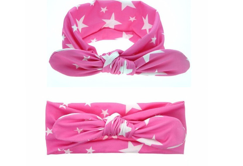 Детская повязка со звездочками розовая Киев - изображение 2