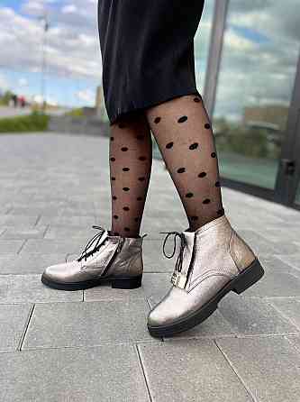 Olli Черевики жіночі OLLI графіт натуральна шкіра висота 10см розмір 37 (3258) Коломия