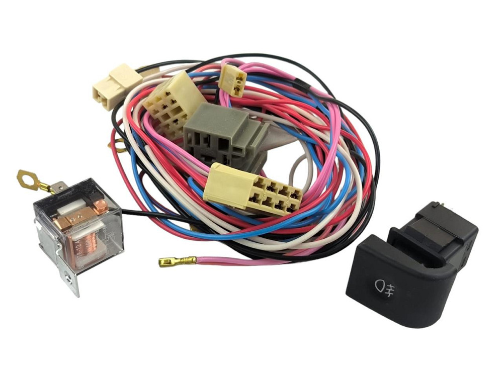 Проводка противотуманной 2110, 2111, 2112 (кнопка, реле) фары Мукачево - изображение 1