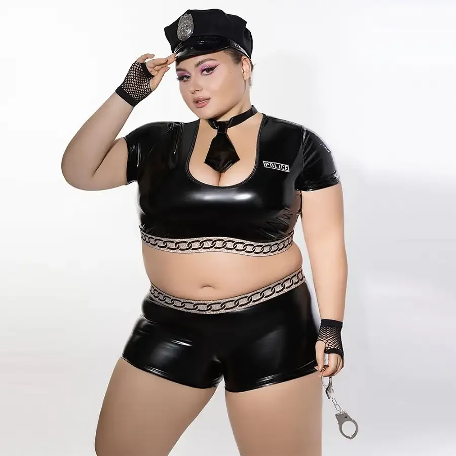 Еротичний костюм поліціянтки JSY P61120 Plus Size Львів - фото 1
