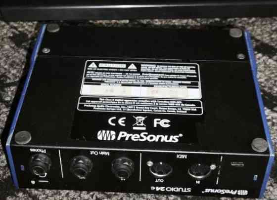 Студія звукозапису ,Аудіоінтерфейс Presonus studio 24c, MAudio Nova. Харків