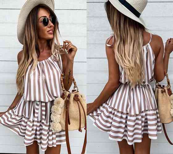 Літній сарафан на бретелях "Salma" оптом | Розпродаж моделі Київ