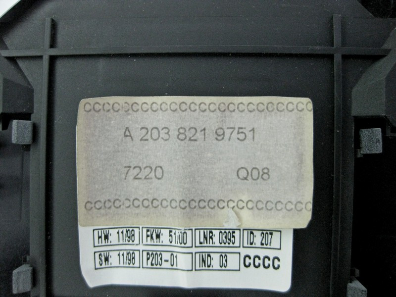 Mercedes-Benz  A2038219751 7220 Датчик стельовий сірий системи захисту салону C-Class W203 CLC C203 CLK C209 Одесса - изображение 3