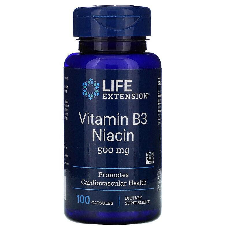 Ніацин Вітамін B3 (Niacin Vitamin B3) 500 мг 100 капсул Київ - фото 1