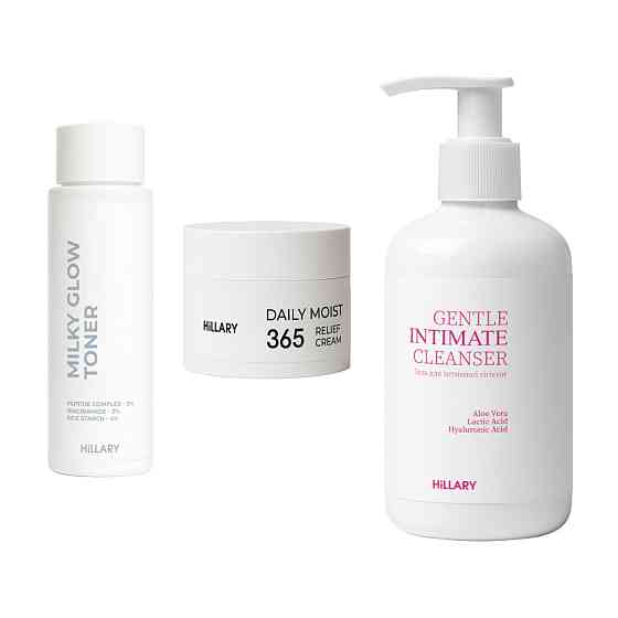 Набір для зволоження, очищення та освітлення шкіри Hillary Daily Hydration, Cleanse & Glow Set Киев