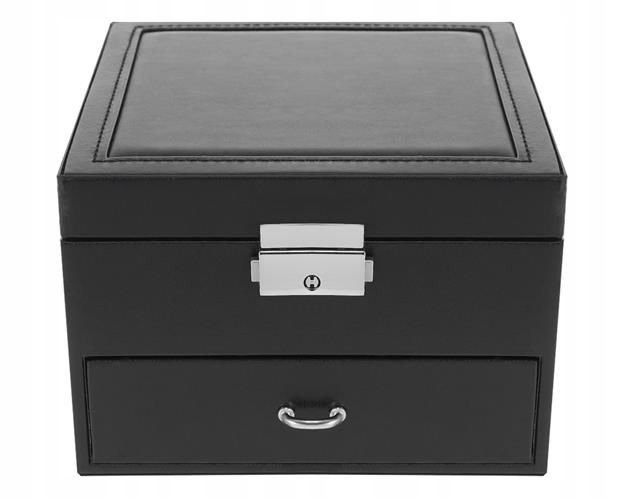 Шкатулка - футляр для хранения украшений с ключом Beautylushh (K8898) Black Нововолынск - изображение 6