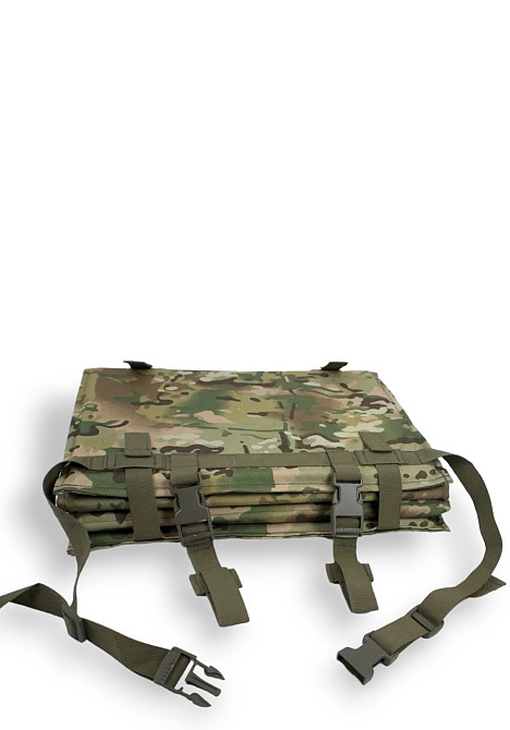 Сидіння каримат коврик тактичне з кріпленням на пояс розкладний 6 секцій Одеса - фото 10