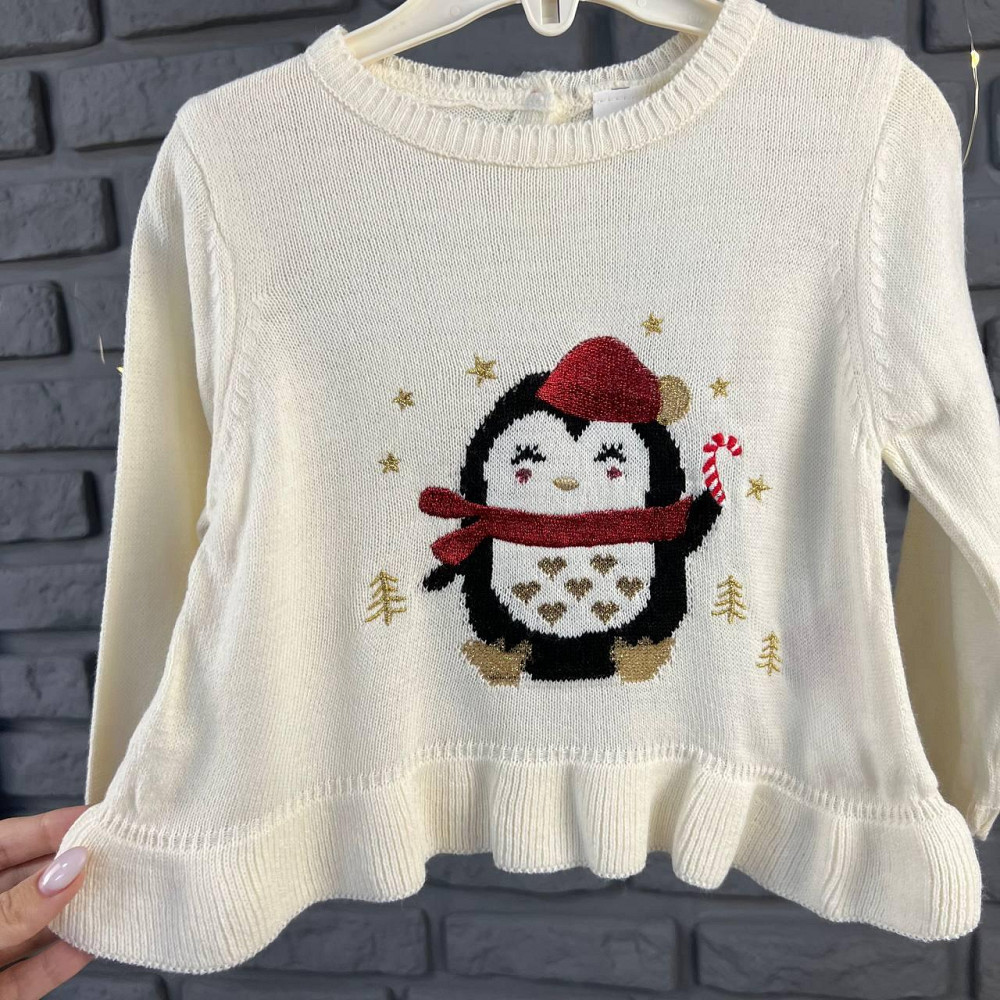 Дитяча Вязана Кофта для Дівчинки LC Waikiki Біла 18-24міс (86-92см) пакунок малюка Киев - изображение 3