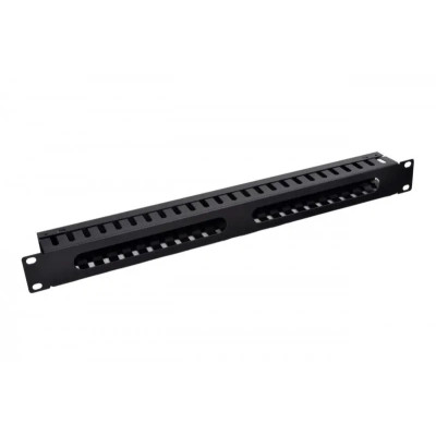 Кабельный организатор 19" 1U перфорированный, 44мм Kingda (KD-CM-10) Винница - изображение 2