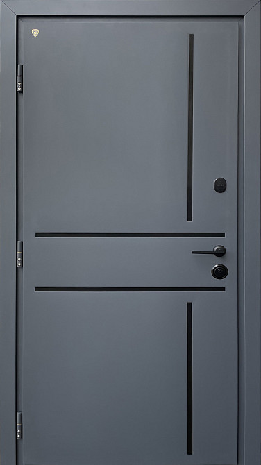 Двері вулична модель Strimeх LAMA Venezia, Антрацит/Біле дерево. ТЕРМОРОЗРИВ. ГАРАНТІЯ на покриття — 3 роки! Київ - фото 1