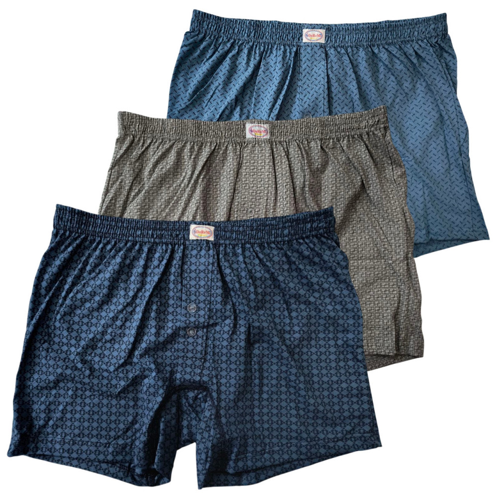 Мужские трусы Doremi набор 3 шт. Трусы семейные мужские Дореми, мужские трусы боксеры Киев - изображение 1