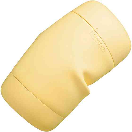 Мастурбатор TENGA PUFFY Custard Yellow, ультрамягкий материал, многоразовый, сквозной Sex Aura Киев