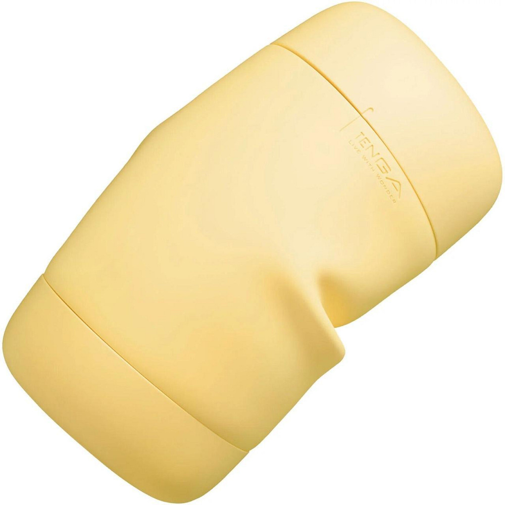 Мастурбатор TENGA PUFFY Custard Yellow, ультрамягкий материал, многоразовый, сквозной Sex Aura Киев - изображение 5