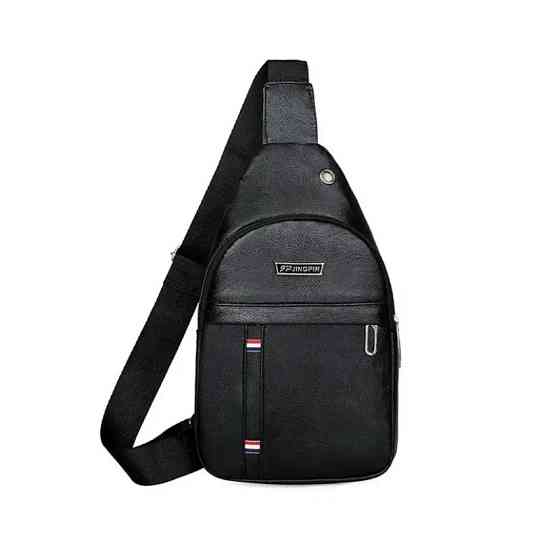 Сумка тактическая через плечо черный - размер сумки 30*17*5 см 2 кармана Мужская сумка, женская сумка, Унисекс Киев