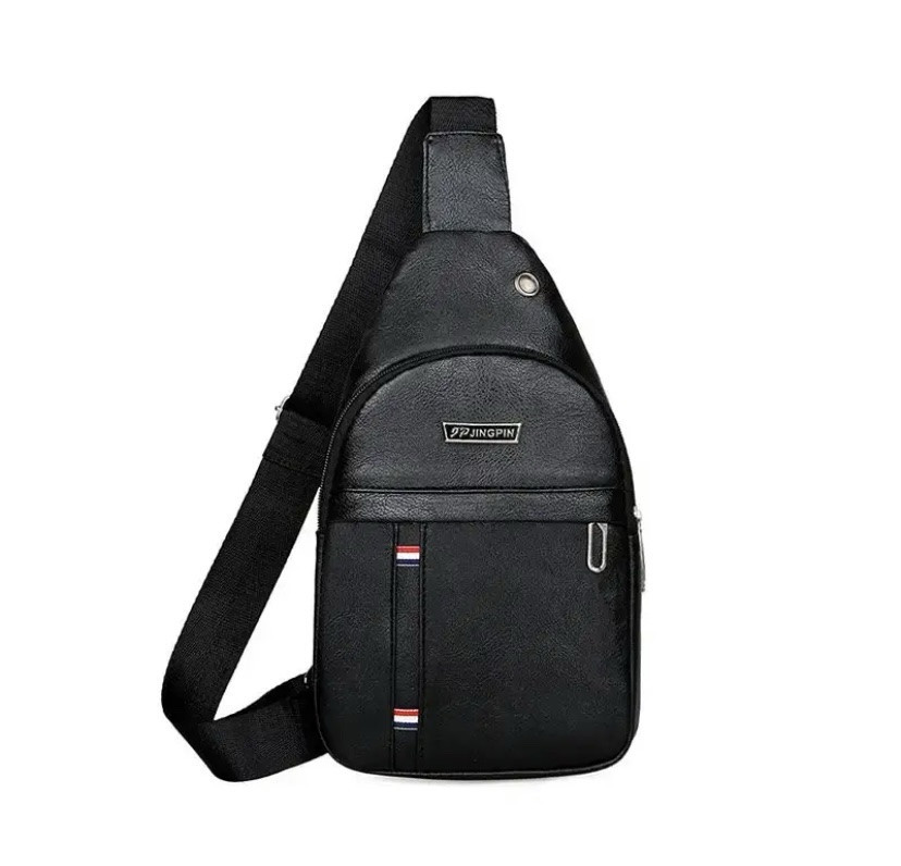 Сумка тактическая через плечо черный - размер сумки 30*17*5 см 2 кармана Мужская сумка, женская сумка, Унисекс Киев - изображение 2