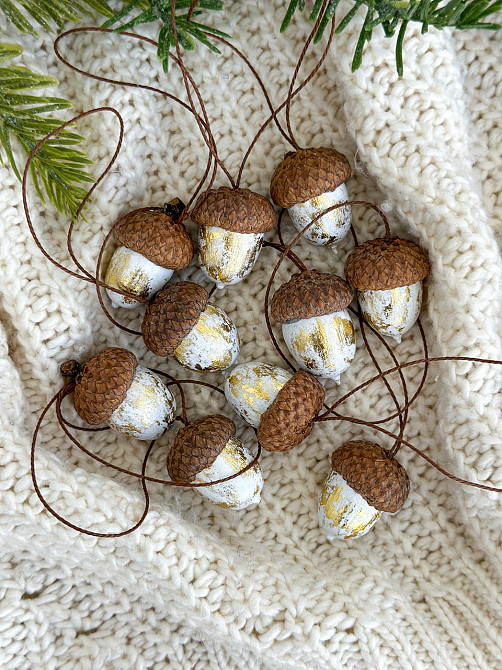 Набор желудей расписанных вручную. Киев - изображение 9
